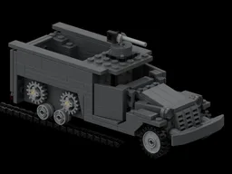 Minifig scale Halftrack