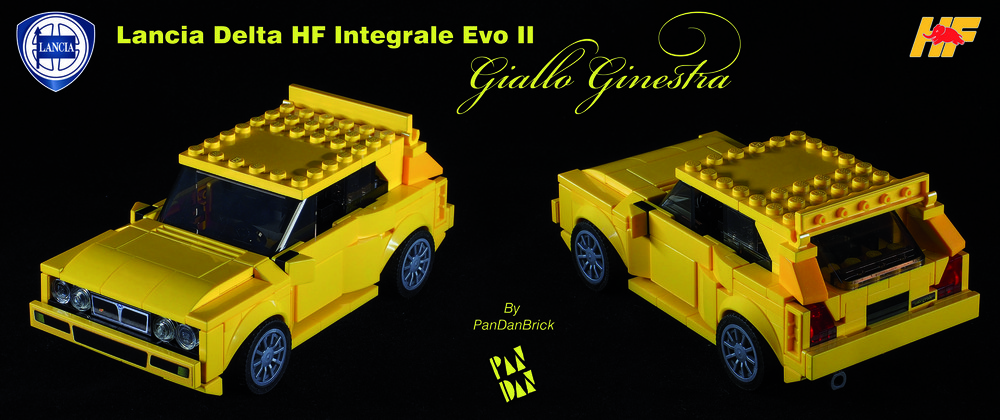Lego Lancia Delta HF Integrale Evo II "Giallo Ginestra"