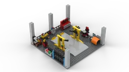 Speed Champion Garage & Car Park - Workshop with car lift