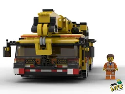 8 wheels crane