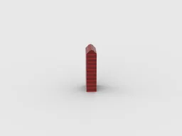 MOC 6 Rainbow Houses-Red