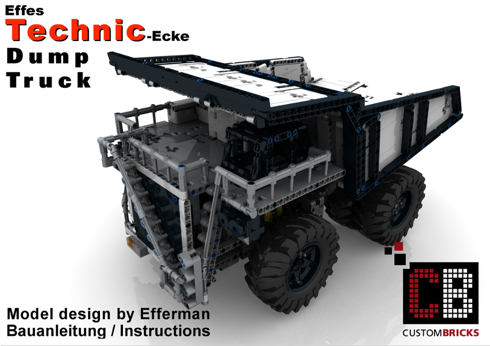 Lego Custom RC Mining Dump Truck Muldenkipper