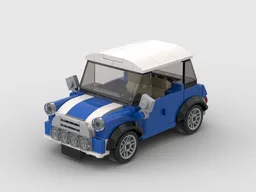 Mini Blue Mini Cooper