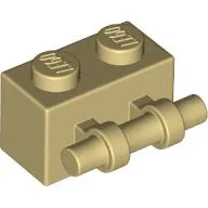 Brick Special 1 x 2 with Handle / Tan