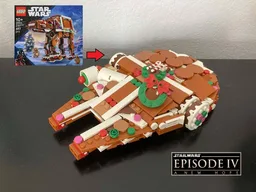 Gingerbread Millennium-Falcon