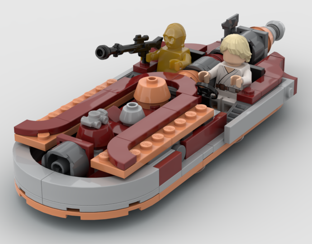 Lego Luke's Landspeeder(Souped Up Version)