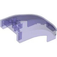 Windscreen 6 x 10 x 4 Curved / Trans-Purple