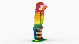 10713 Rainbow parrot