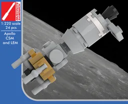 Apollo CSM and LEM [1:220 scale]