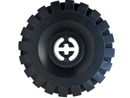 Wheel with Split Axle Hole with Black Tire 17 x 43 (3482 / 3634) / Black