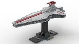 Midi-scale Venator-class Republic Attack Cruiser (in scale with the official Acclamator-class)
