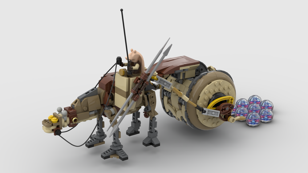 Lego Gungan Grand Army Booma Wagon with Falumpaset