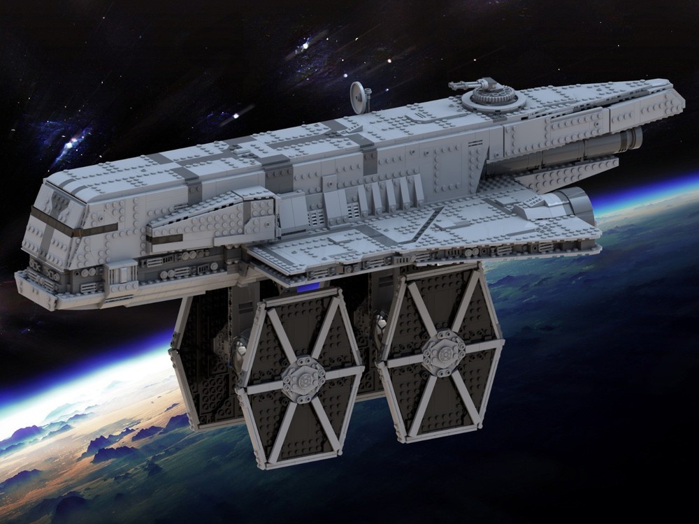 Lego Imperial Gozanti-Class Armored Cruiser / Transport - the Mandalorian