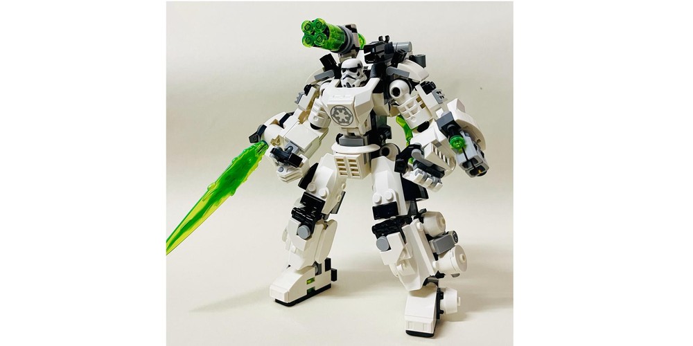 Lego Star-Wars Storm-trooper Power-up Suit 75370 + 71454