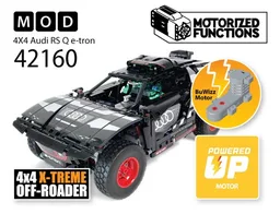 42160 Audi RS Q e-tron RC MOD for Powered Up & BuWizz Mortors