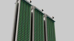Futuristic Vertical Farm