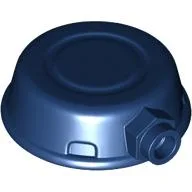 Helmet, Disk Shape with Stud on Front / Dark Blue