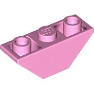 Brick Sloped Inverted 45° 3 x 1 Double with 2 Blocked Open Studs / Bright Pink