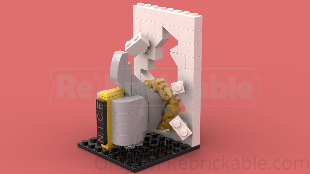 Lego NICE trophy - 4 finger ring