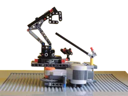 Mini Gamma: A 2 DOF robot arm made with NXT