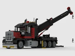 Rotator Tow Truck with V12 Engine in Red