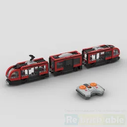 60423 Downtown tram motorized with Power Function