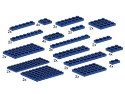 Assorted Blue Plates