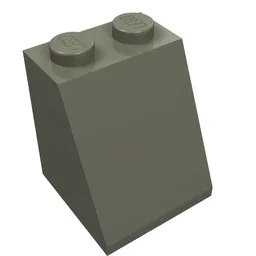 Brick Sloped 65° 2 x 2 x 2 Smooth without Bottom Tube / Dark Gray