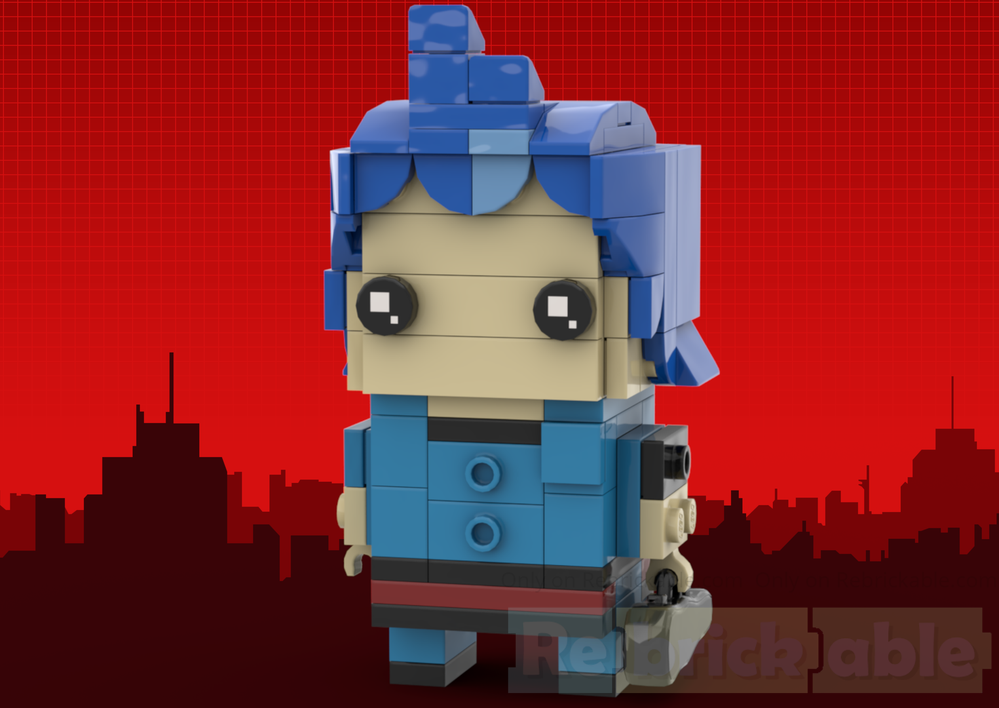 Lego Eikichi Mishina BrickHead - Persona 2: Innocent Sin