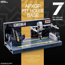 APX GP F1 Pit House Show Base GATE No.7