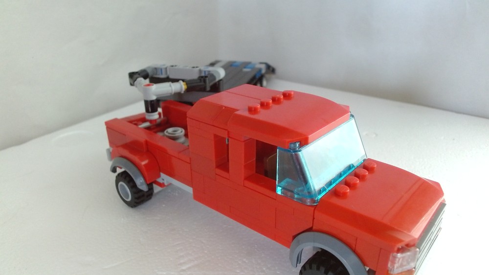 Lego Gooseneck Trailer, Hitch, and Duals