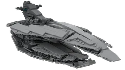 KOTOR - Leviathan Interdictor-Class Cruiser - MIDI Scale