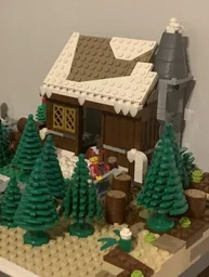 Lumberjack house
