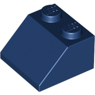 Lego Brick Sloped 45° 2 x 2 / Dark Blue