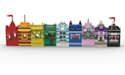 11016 Rainbow houses