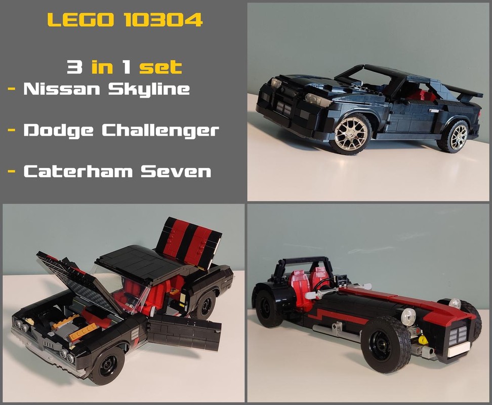 Lego 10304 3 in 1 set