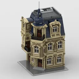 Beaux-Arts Modular Building without interior