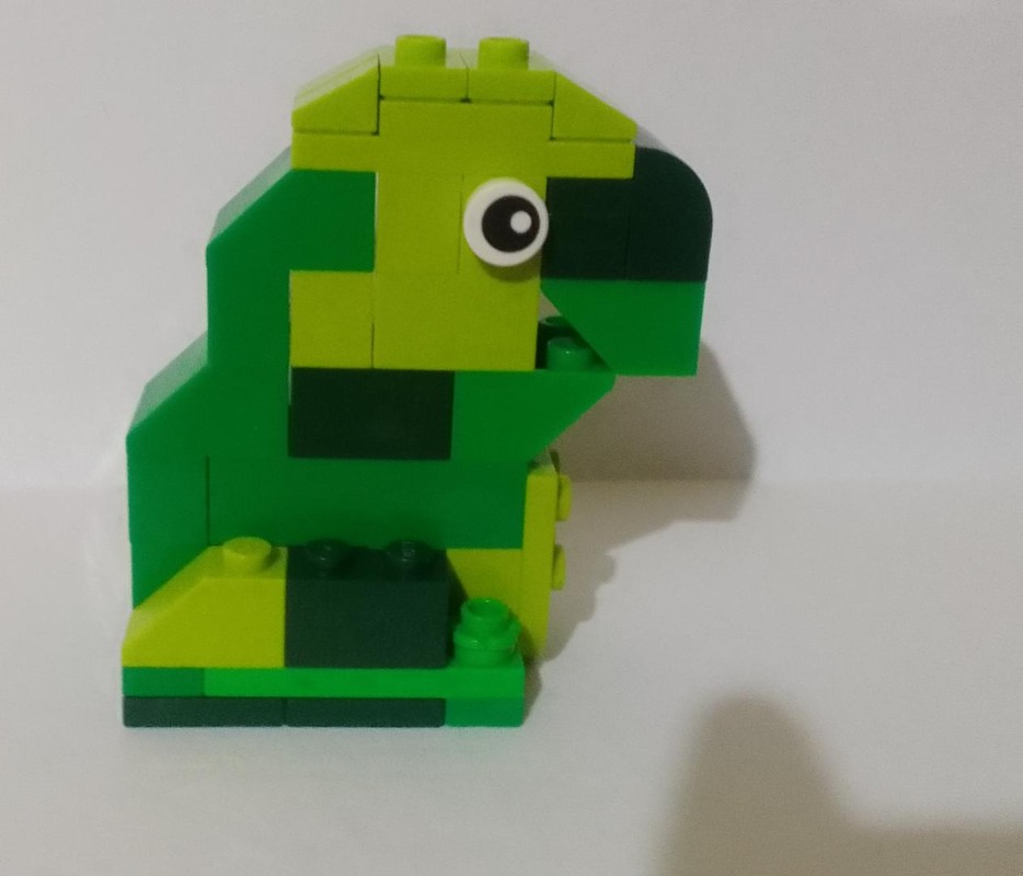 Lego Green Parrot Head