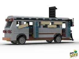 Video game transit bus