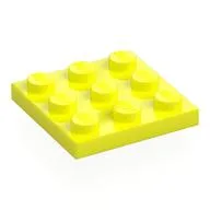 Plate 3 x 3 / Vibrant Yellow