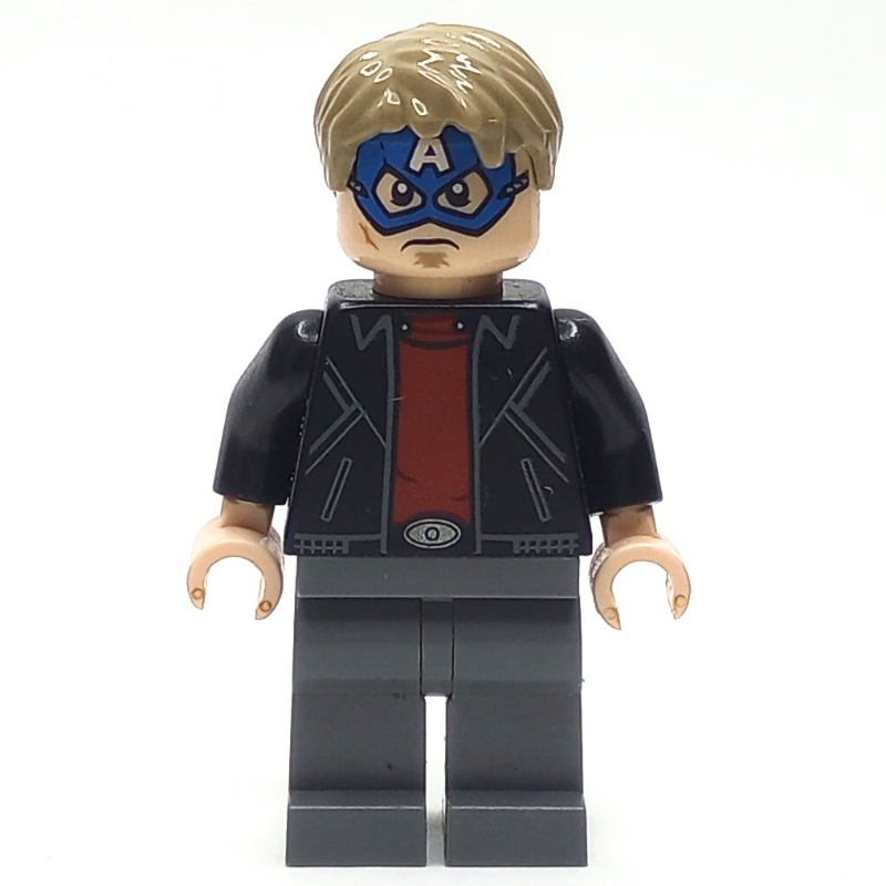Lego Robber with Captain America Mask