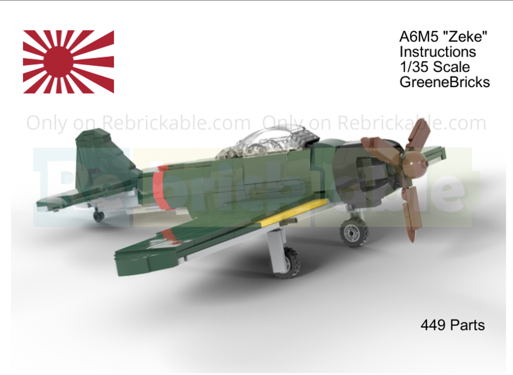 Lego A6M5 Zero