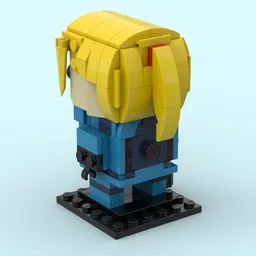 Samus Brickheadz - Zero Suit Revised
