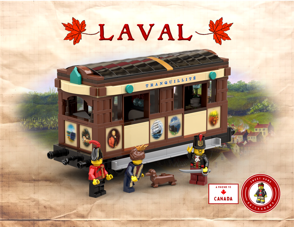 Lego SHB Sister Steamers - Series #2: 1837 - Dignitary Wagon - "Tranquility / Tranquillité"
