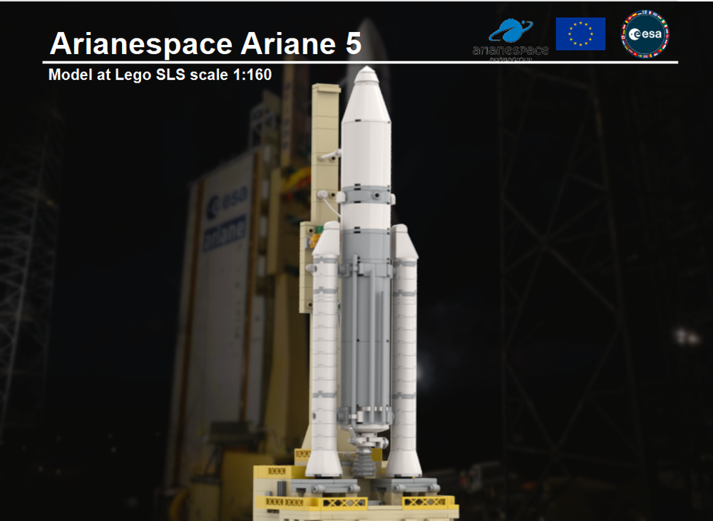 Lego Ariane 5 1:160