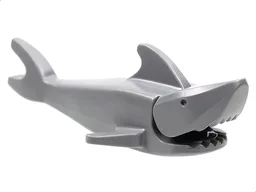 Shark with Rounded Nose and Debossed Eyes