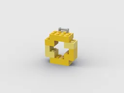 Simple Lego Christmas Ornament