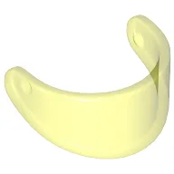 Headwear Accessory Visor For Standard Helmet / Trans-Neon Green