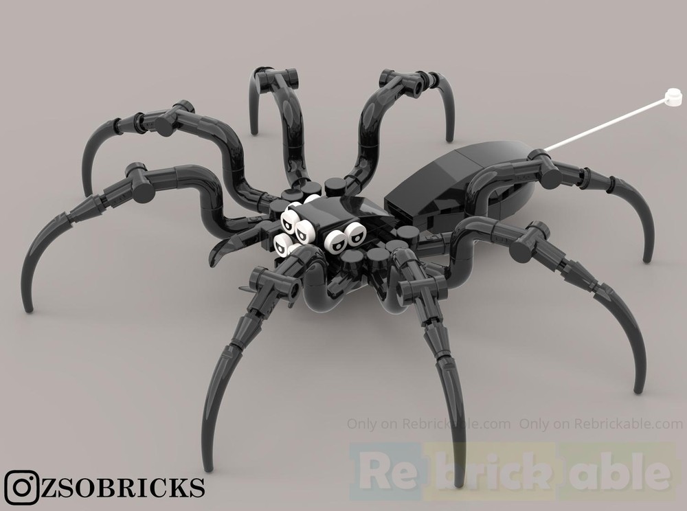 Lego Black Spider