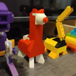 10698 Red dinosaur
